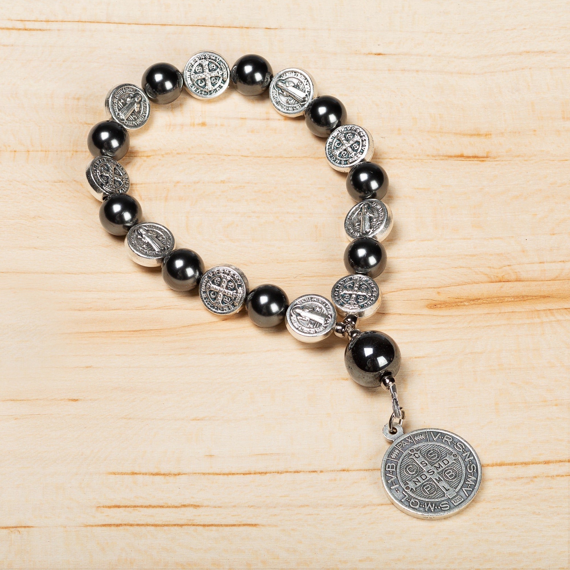 St. Benedict Spiritual Protection Decade Rosary with Card