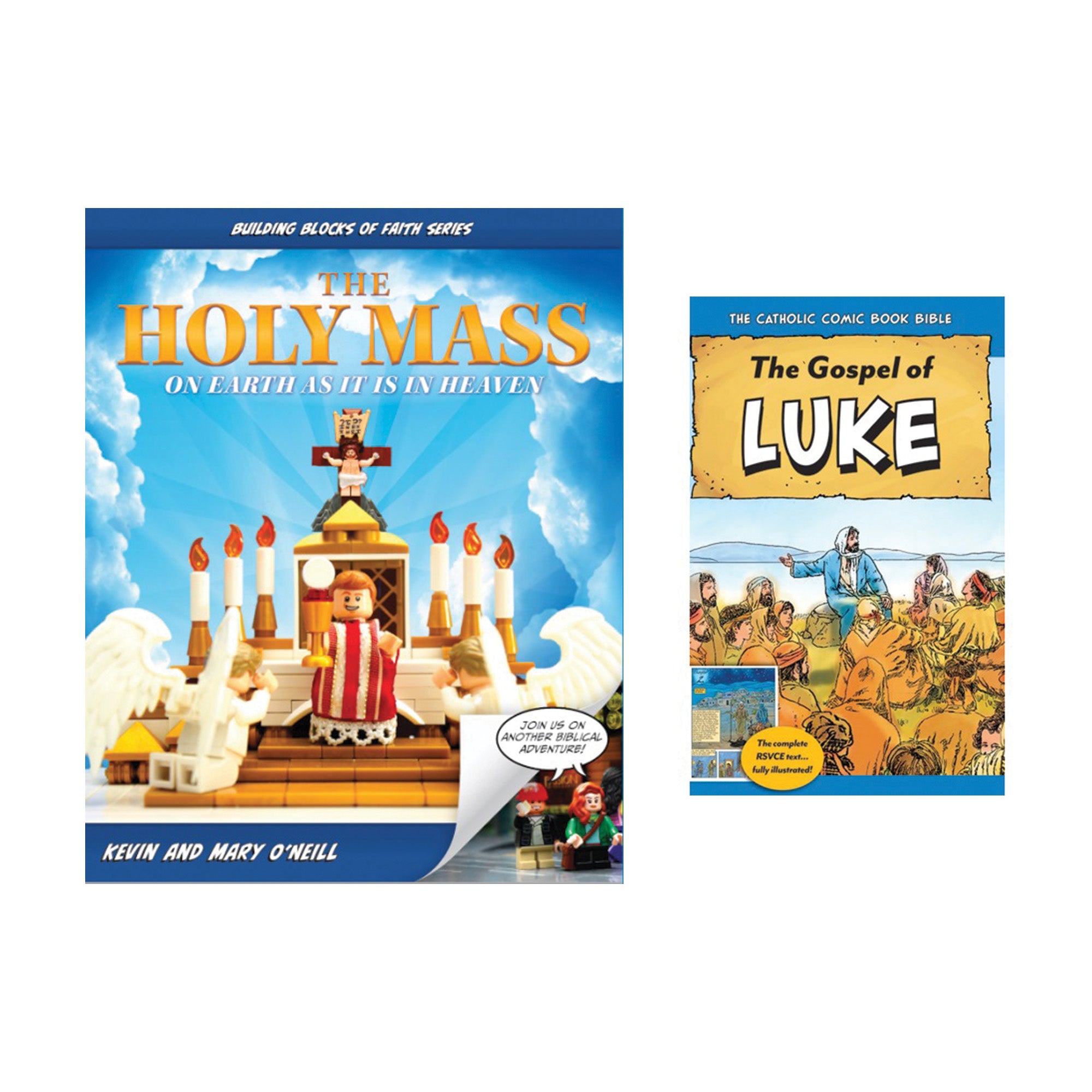 The Holy Mass: On Earth As It Is In Heaven & The Gospel of Luke (2 Book Set)