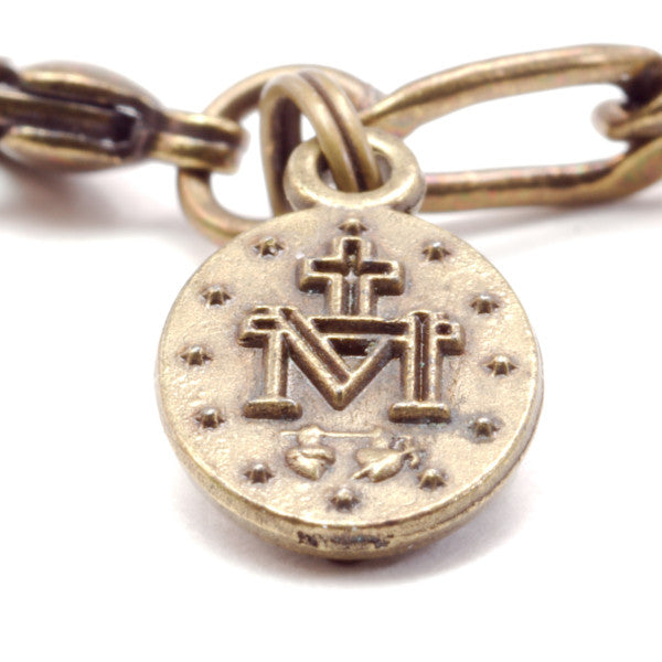 Brass Link Marian Consecration Bracelet