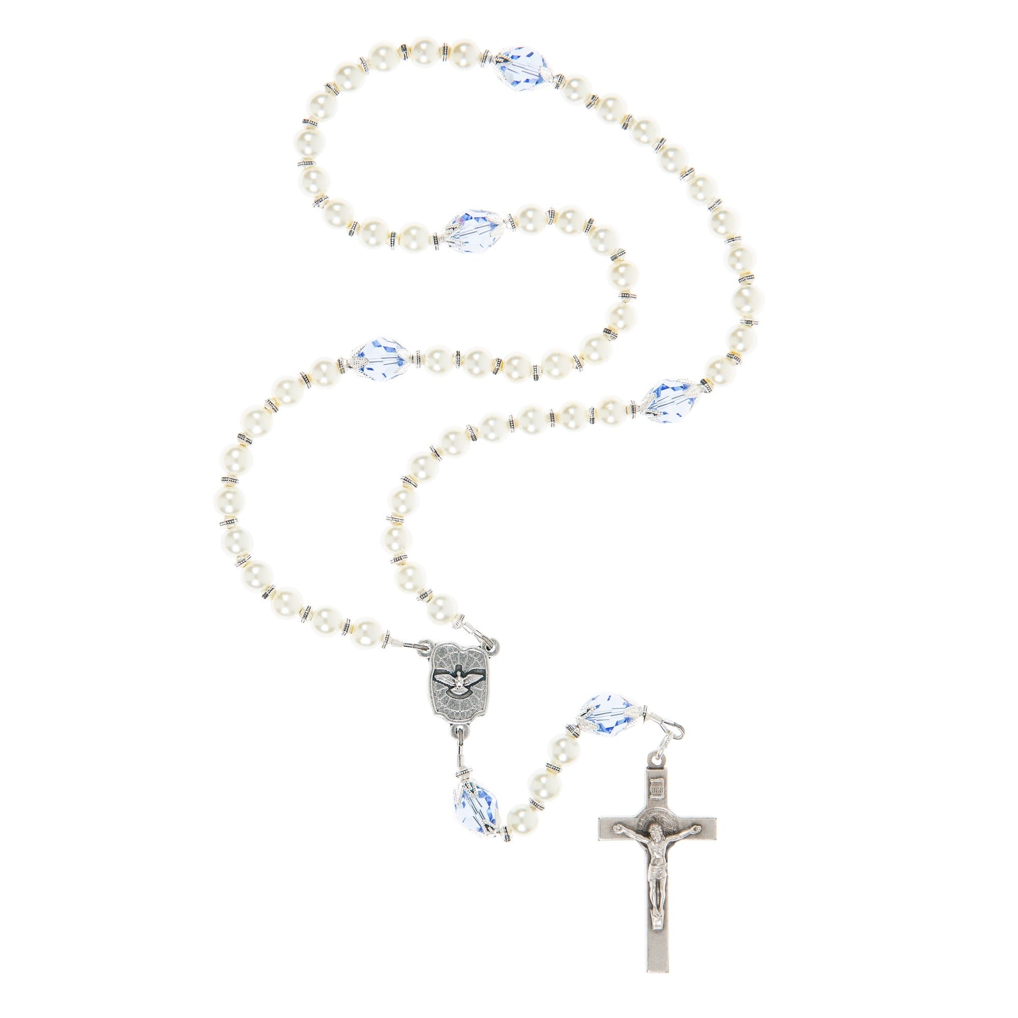 Holy Family Blue Baptism Rosary