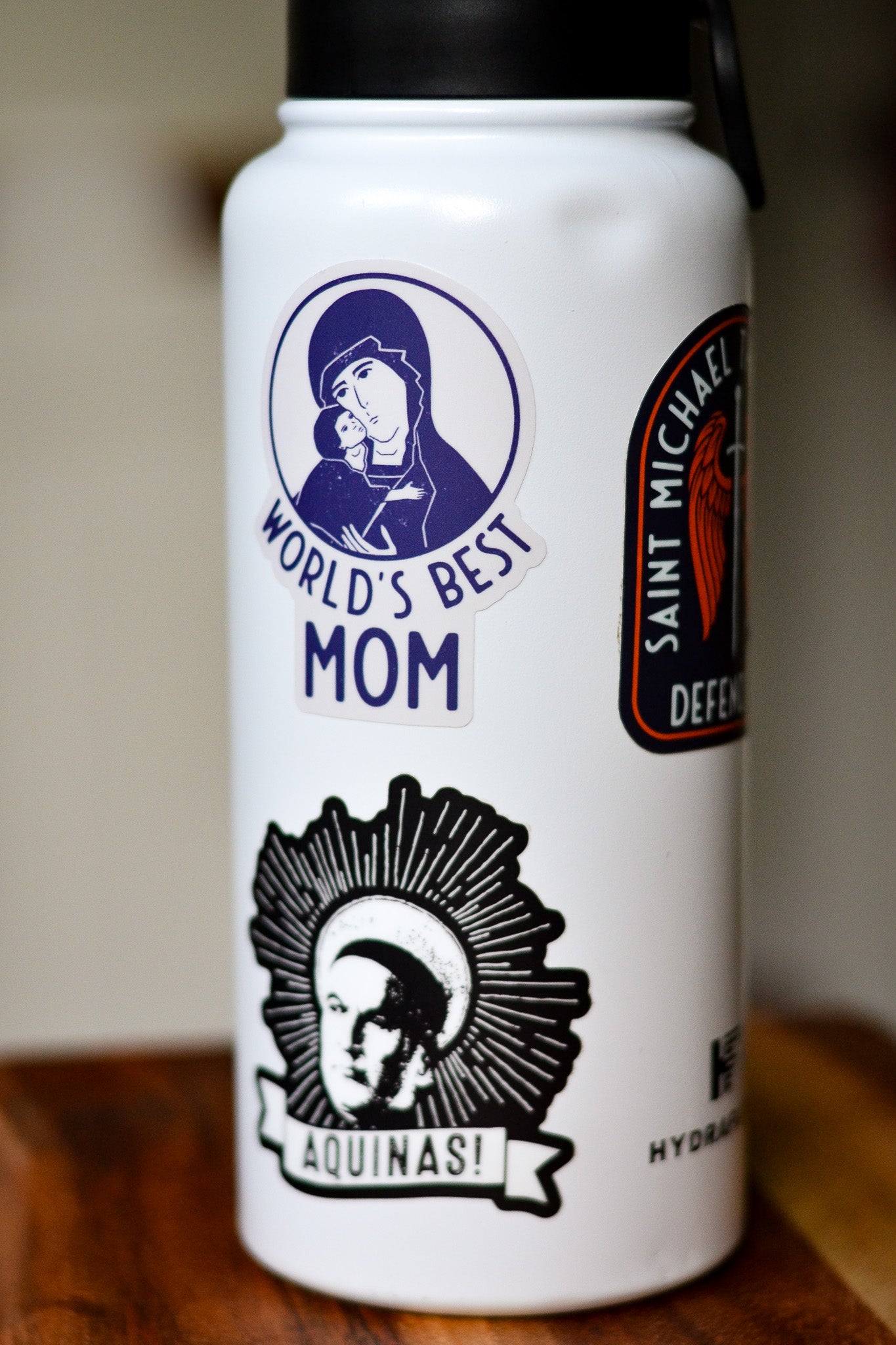 World's Best Mom Blessed Mother Vinyl Sticker