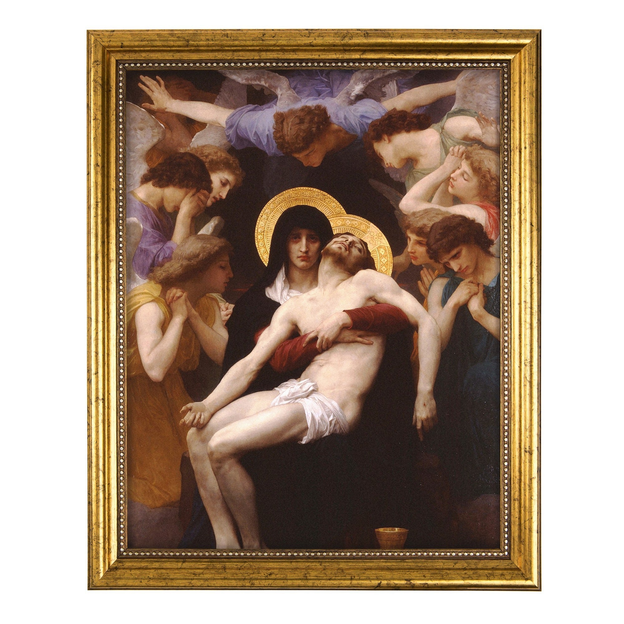 Pieta by Bougereau Gold Framed Print