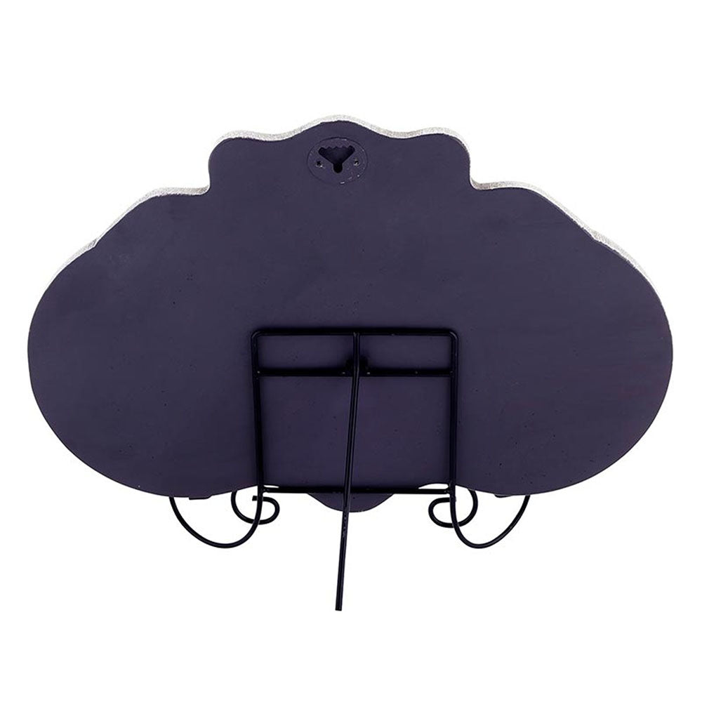 White & Gold St. Benedict Medal Standing Plaque