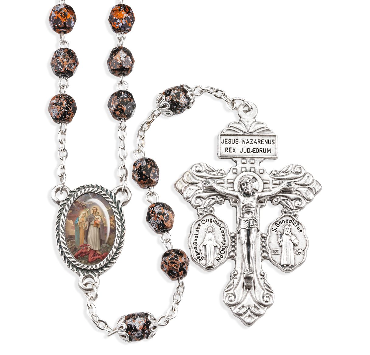 Terror of Demons Czech Glass Rosary