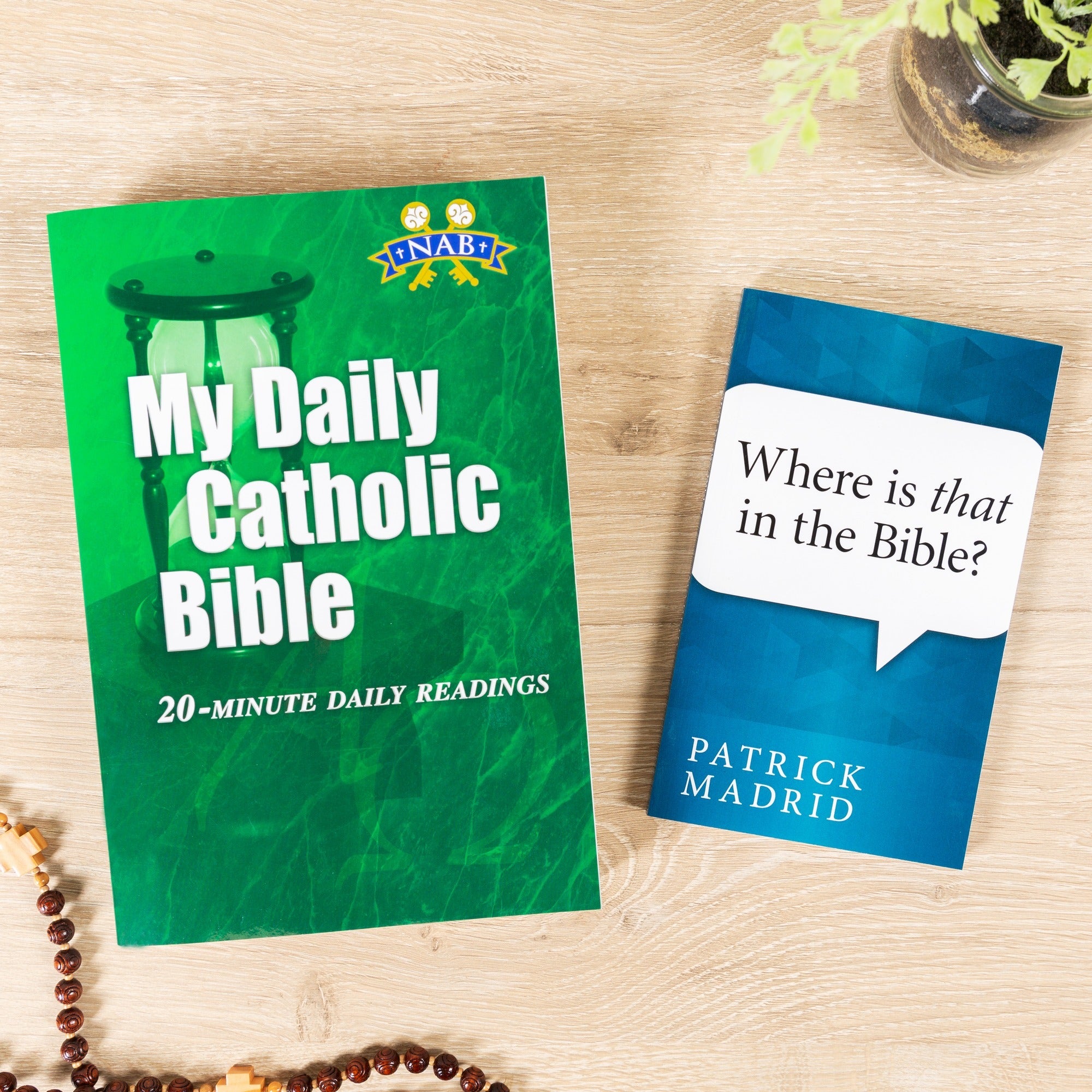 My Daily Catholic Bible - 20-Minute Daily Readings & Where is THAT in the Bible (2 Book Set)