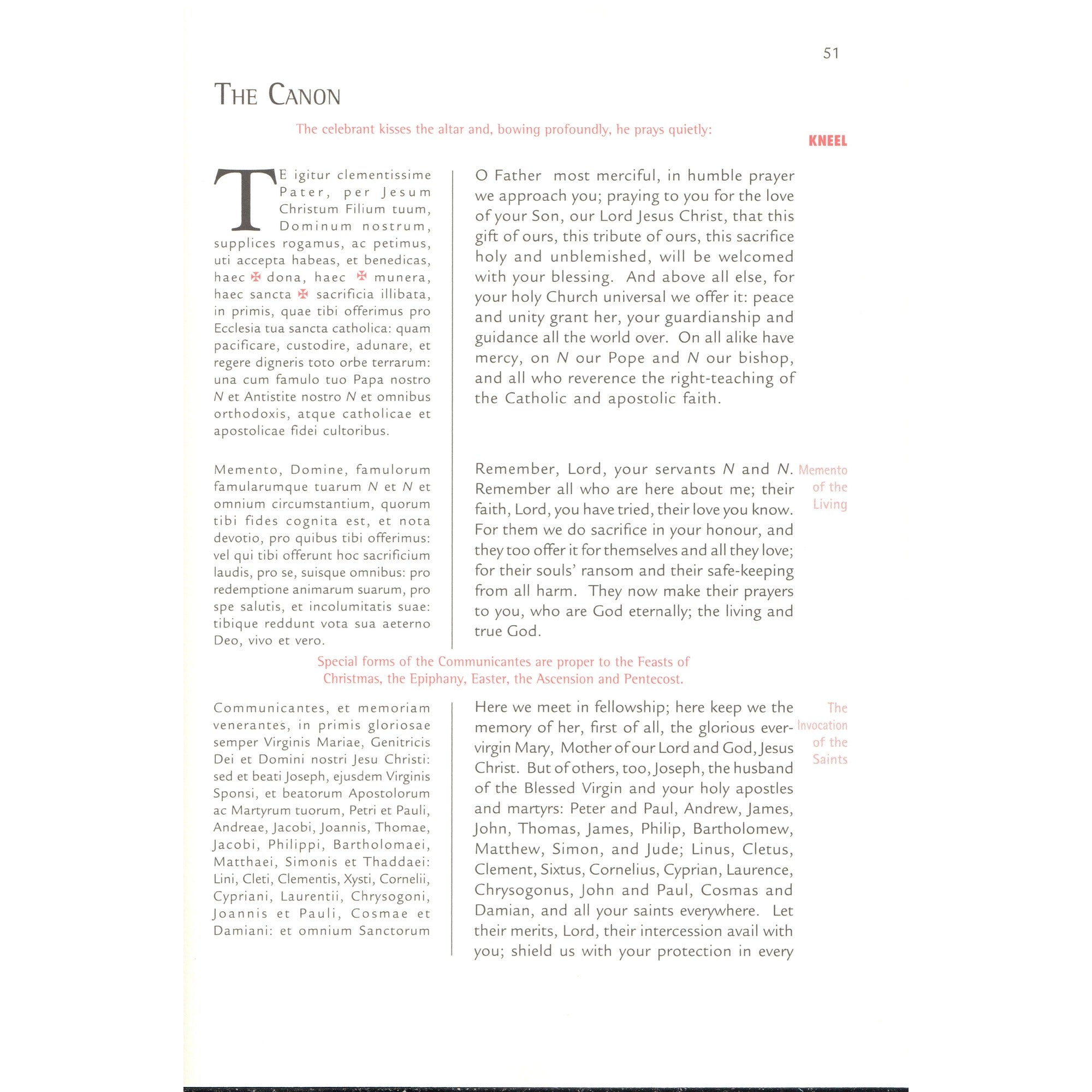 The Order of Mass - The Missal of Pope St. John XXIII - Extraordinary Form of the Roman Rite