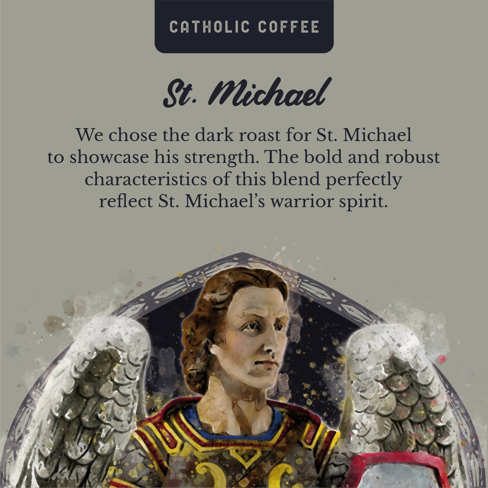 St. Michael Dark Roast Coffee - 12 oz. Bag