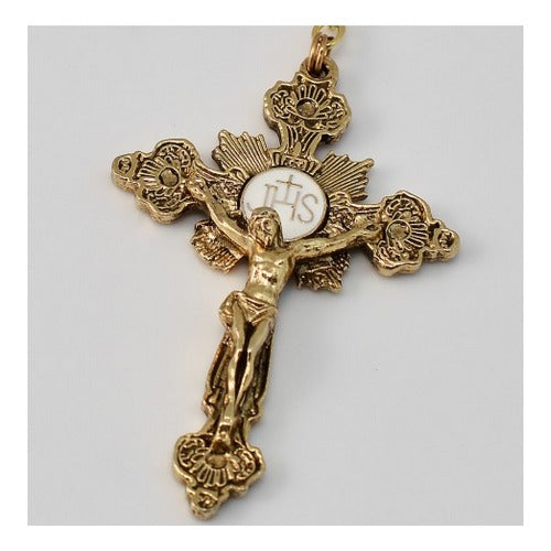 Miraculous Medal Gold Plated Rosary