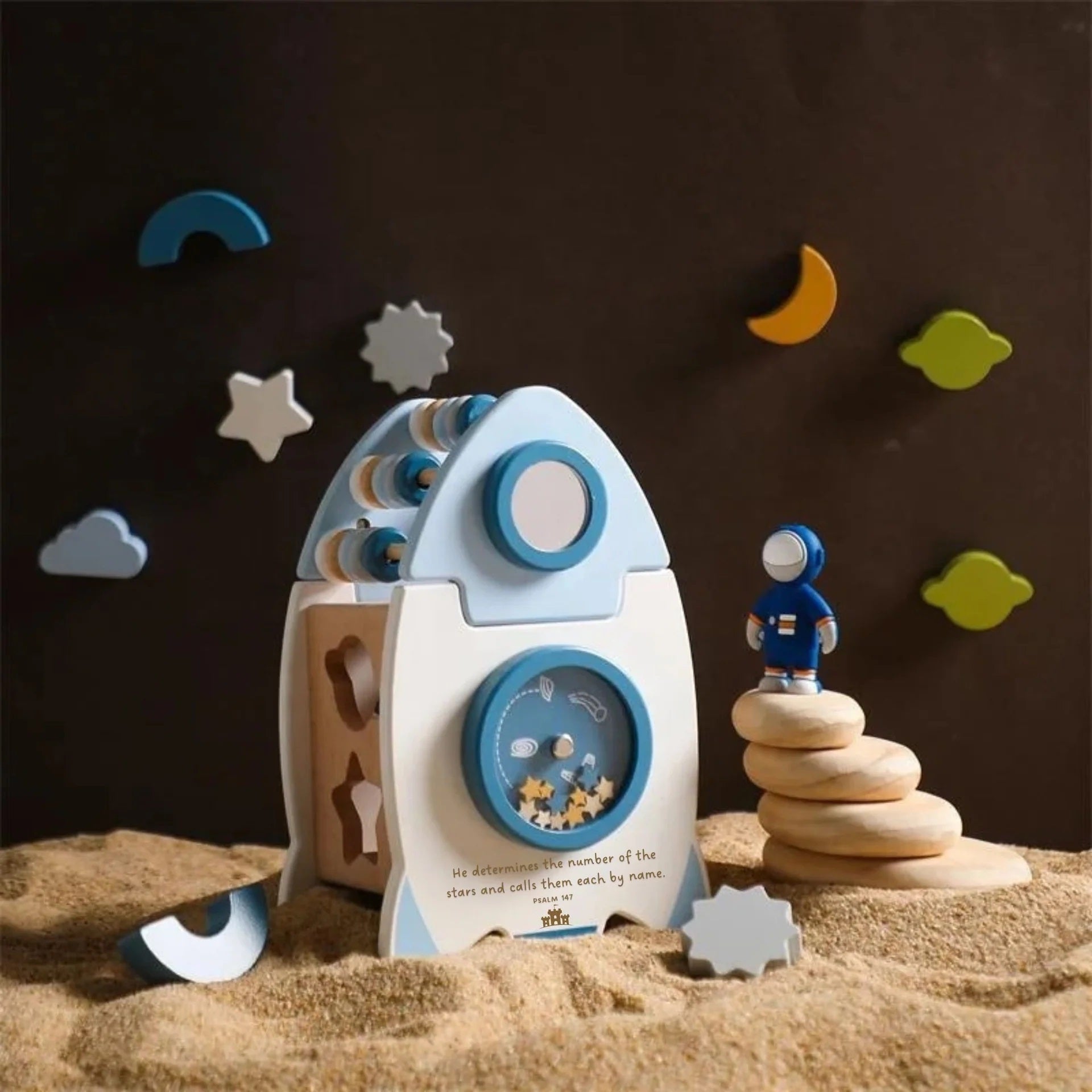 Galactic Glory Wooden Spaceship Toy