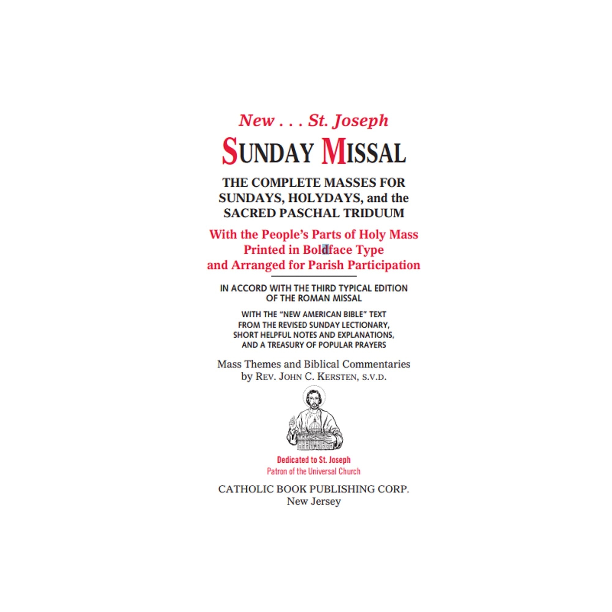 St. Joseph Missal (Tan)