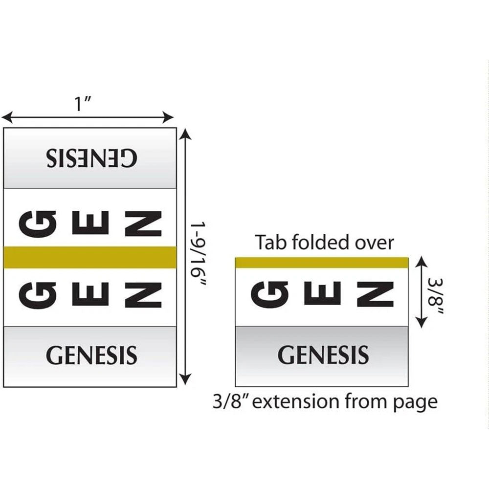 Large Print Bible Tabs