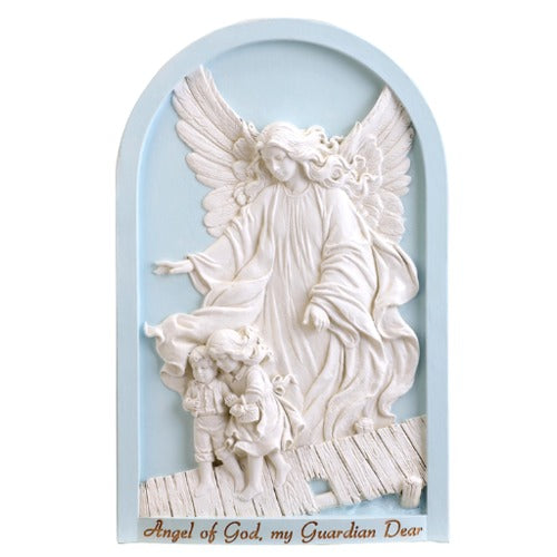 Guardian Angel Plaque - Blue