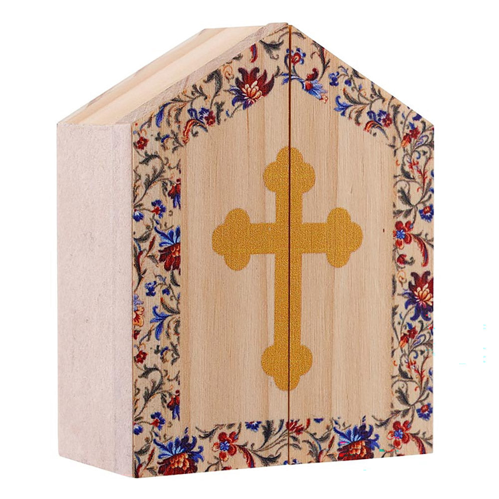 St. Michael Miniature Wooden Triptych