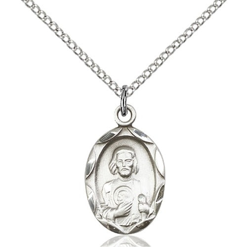Sterling Silver St. Jude Pendant - 2508290