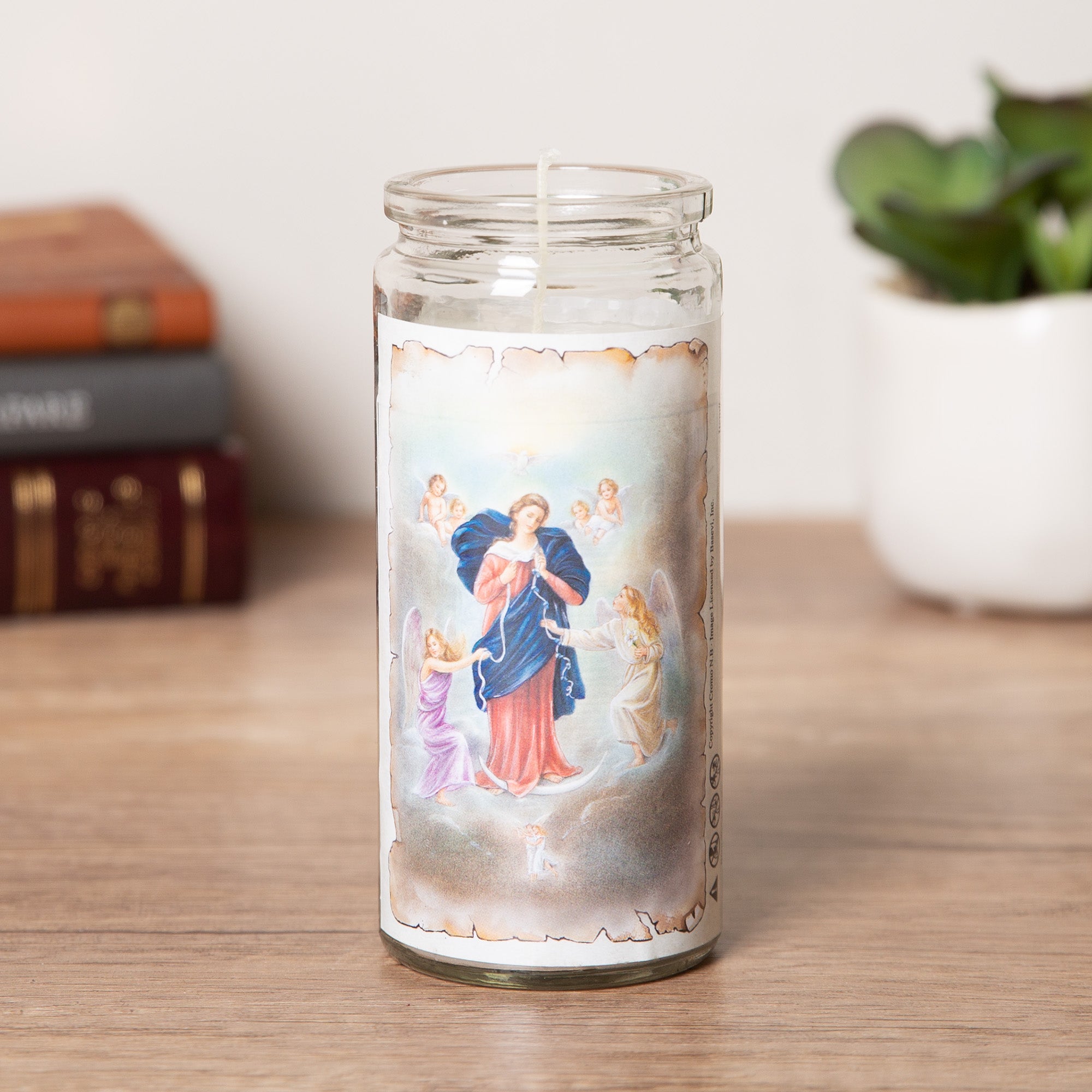 Virgin Mary Untier of Knots Devotional Candle