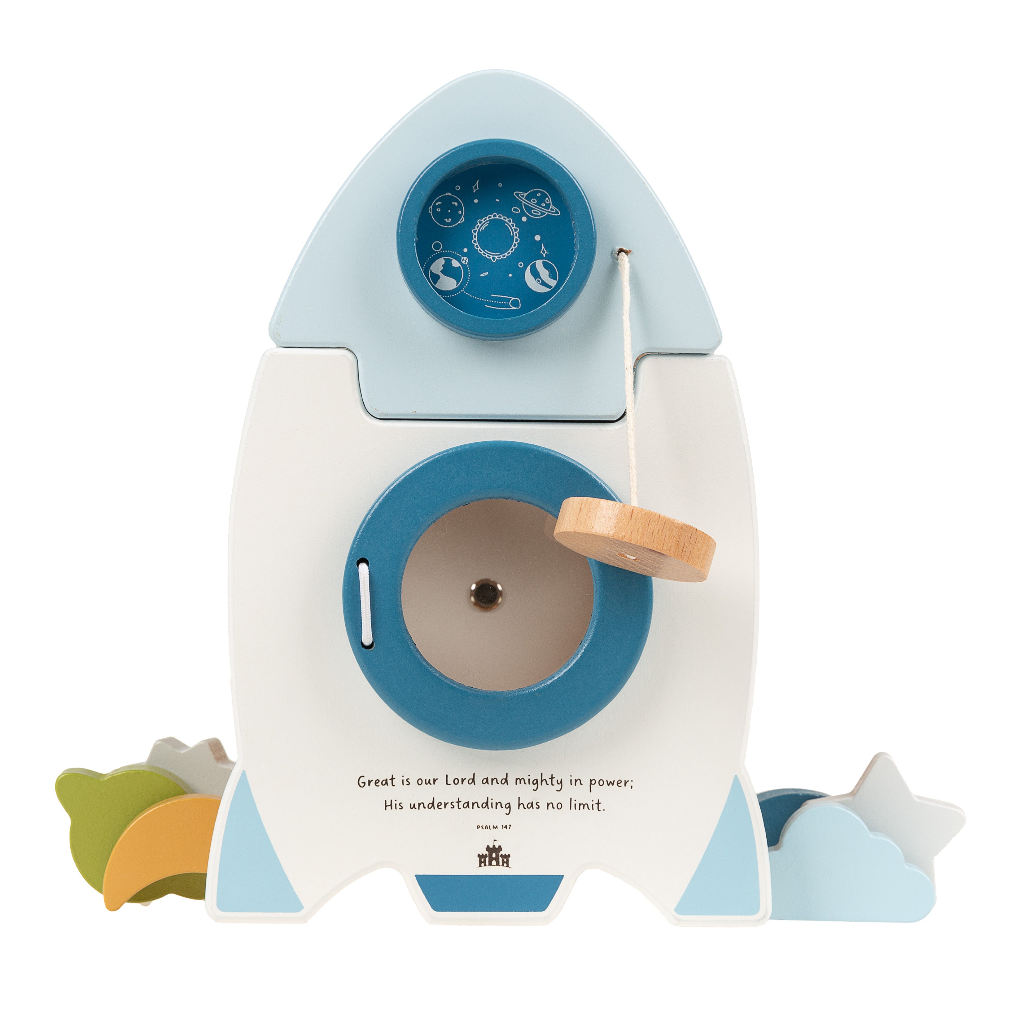 Galactic Glory Wooden Spaceship Toy