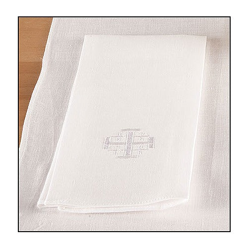 Jerusalem Cross Embroidered Lavabo Towels - 4 Pack