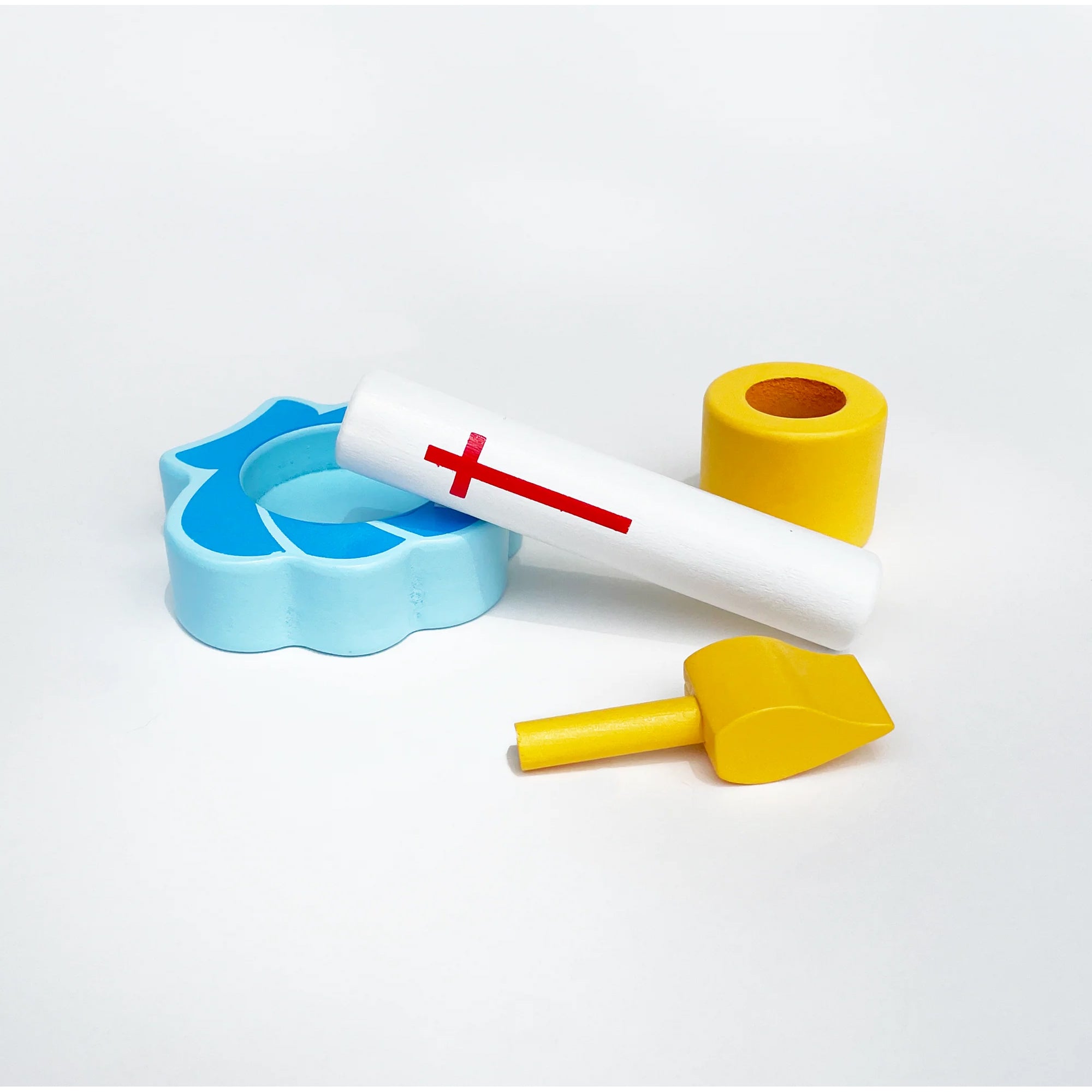 Kids Wooden Baptism Candle