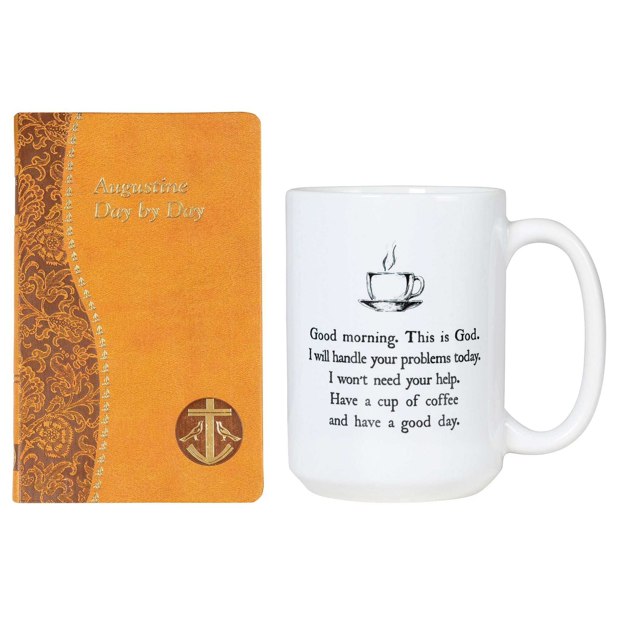 Augustine: Day by Day & Good Morning from God White Mug - Gift Set