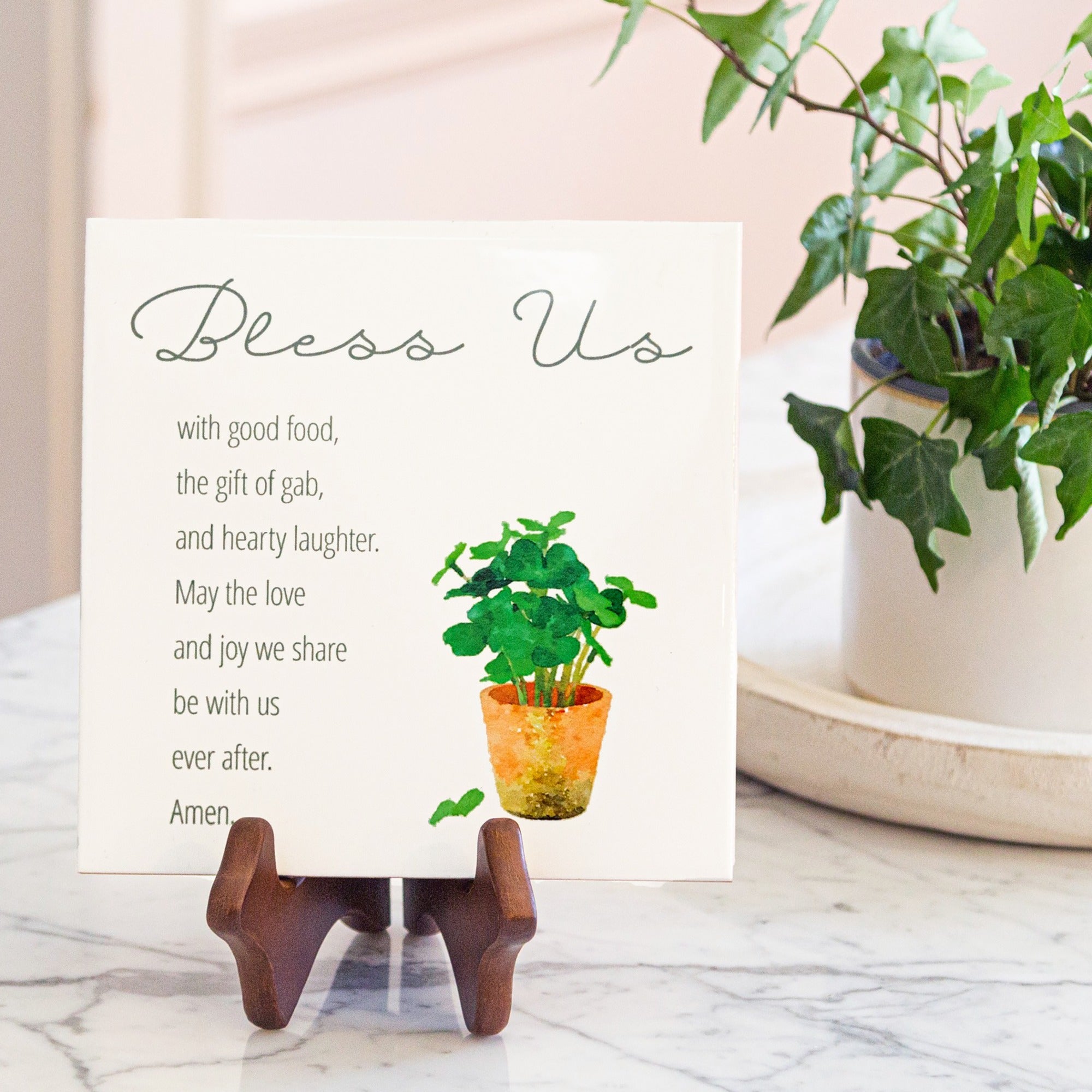 Irish Kitchen Blessing Tile