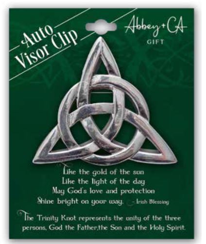 Trinity Knot Visor Clip