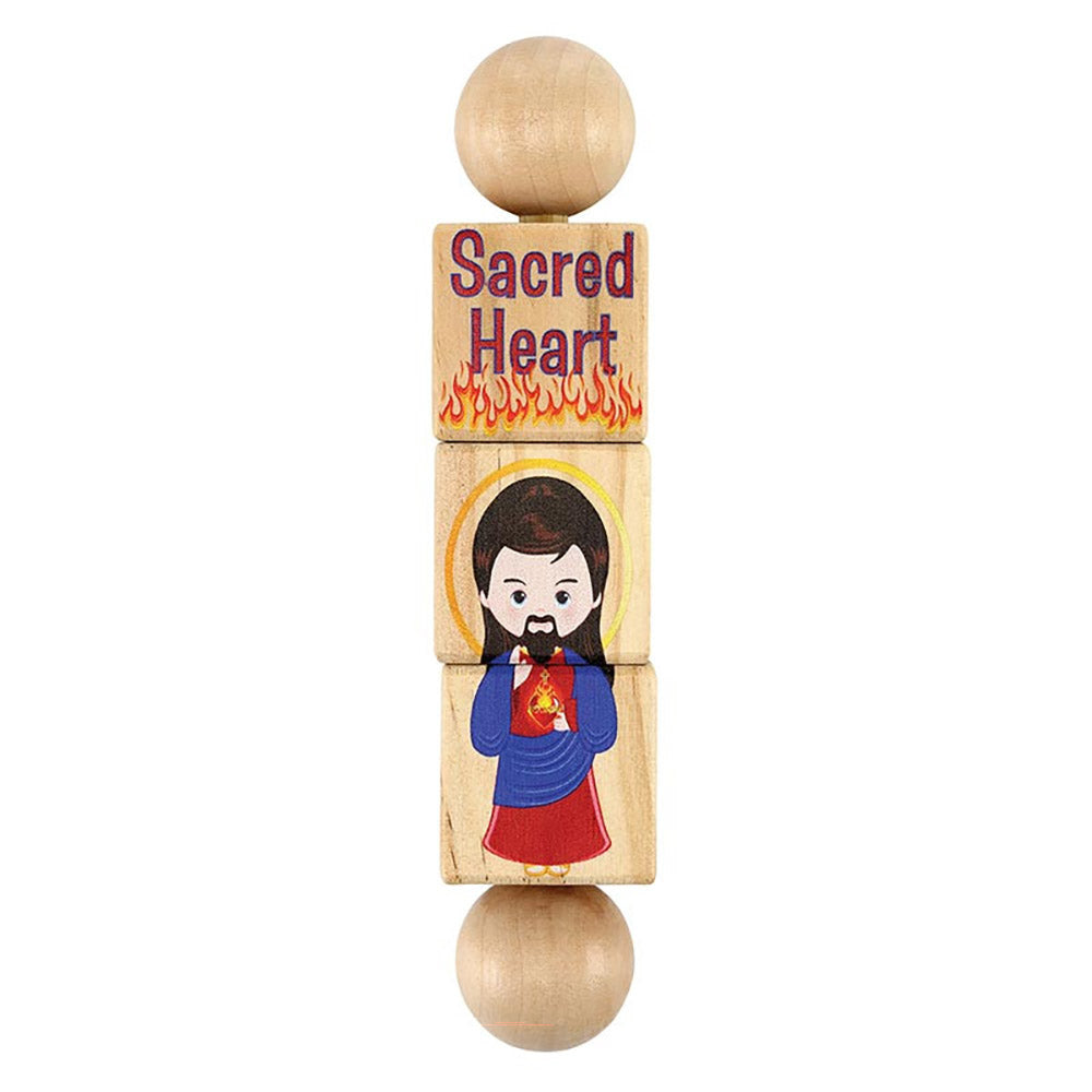 Faithful Fidgits Jesus Devotions Wooden Spinner Puzzle