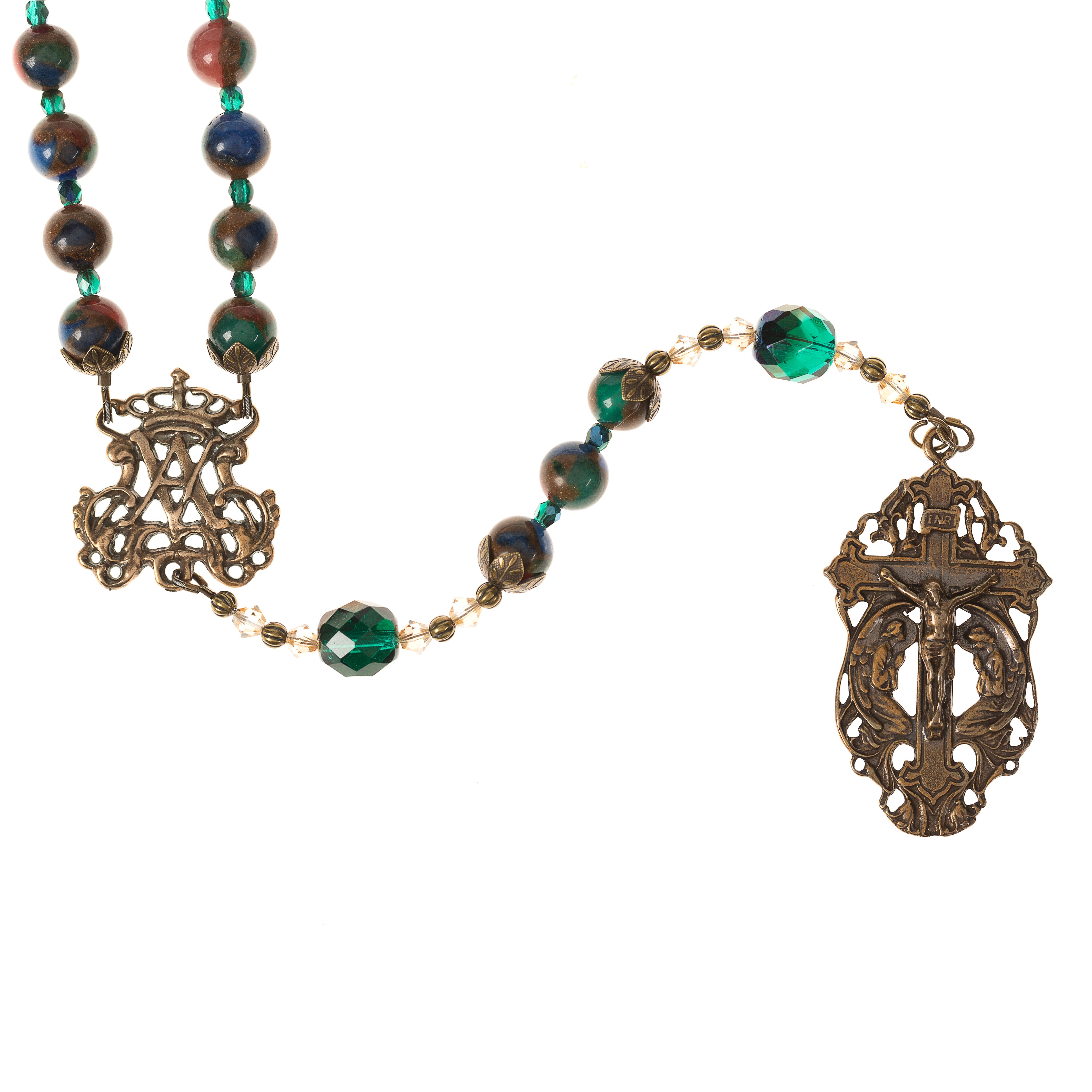 Cathedral Stained Glass Window Rosary - Catholic Company Rosary of the Year 2022