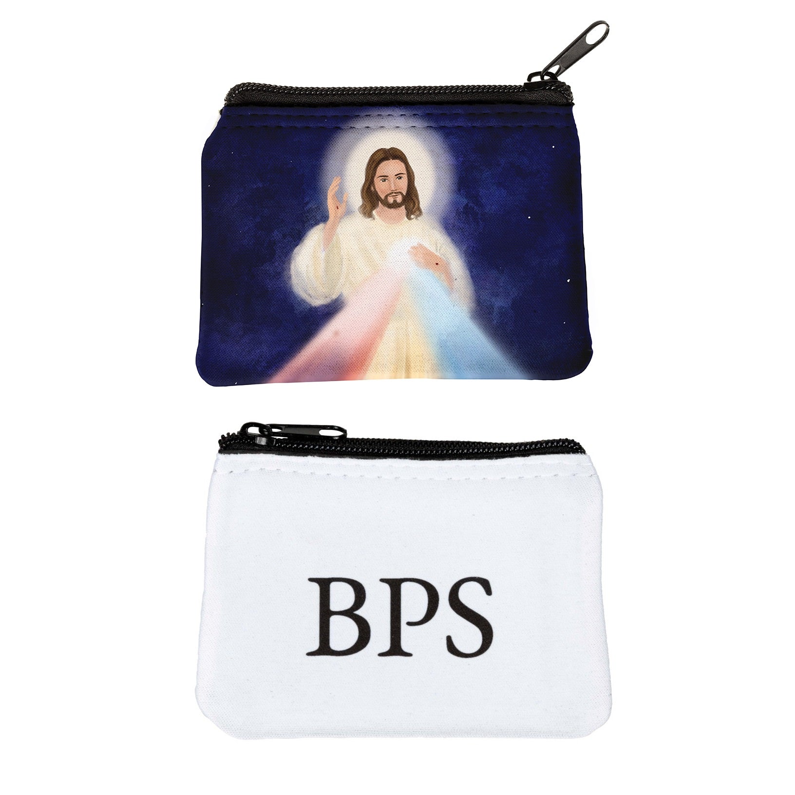 Personalized Divine Mercy Night Sky Rosary Pouch