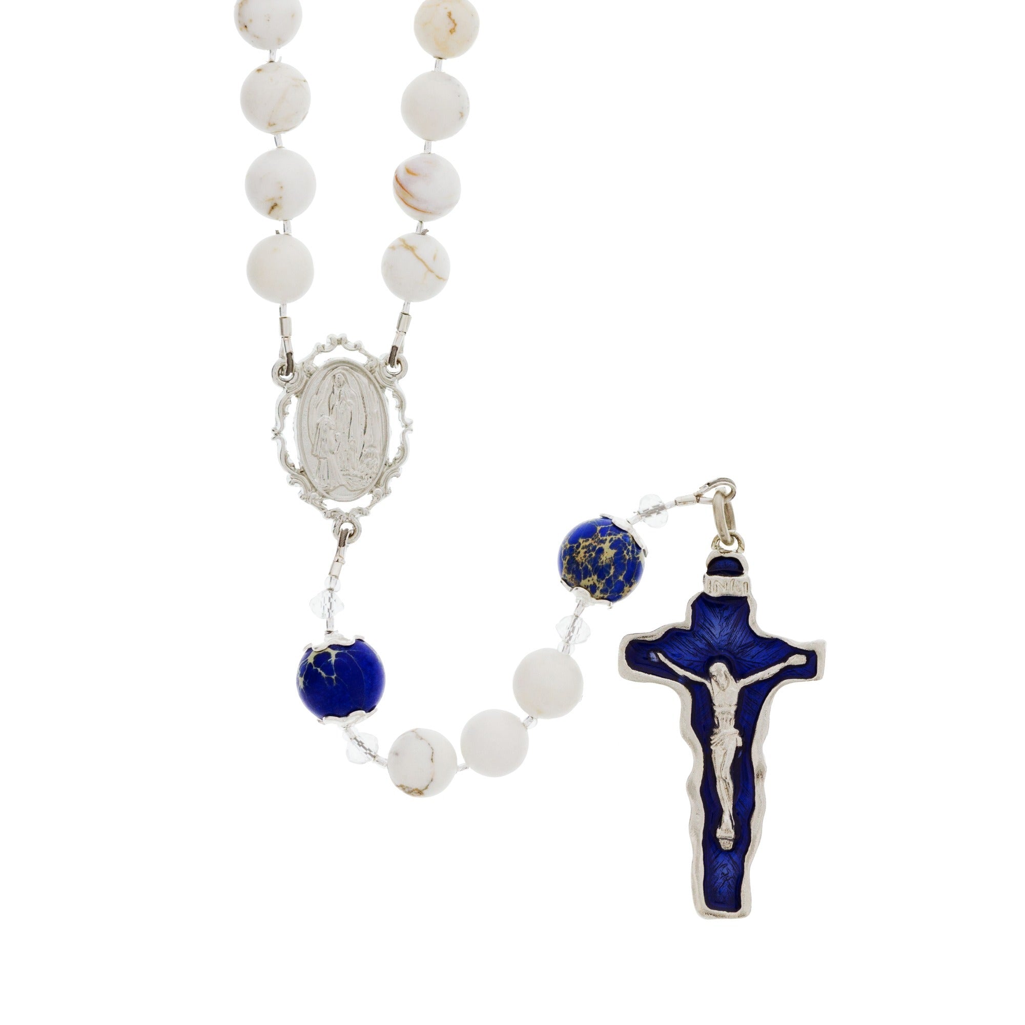 Our Lady of Lourdes Magnesite Rosary