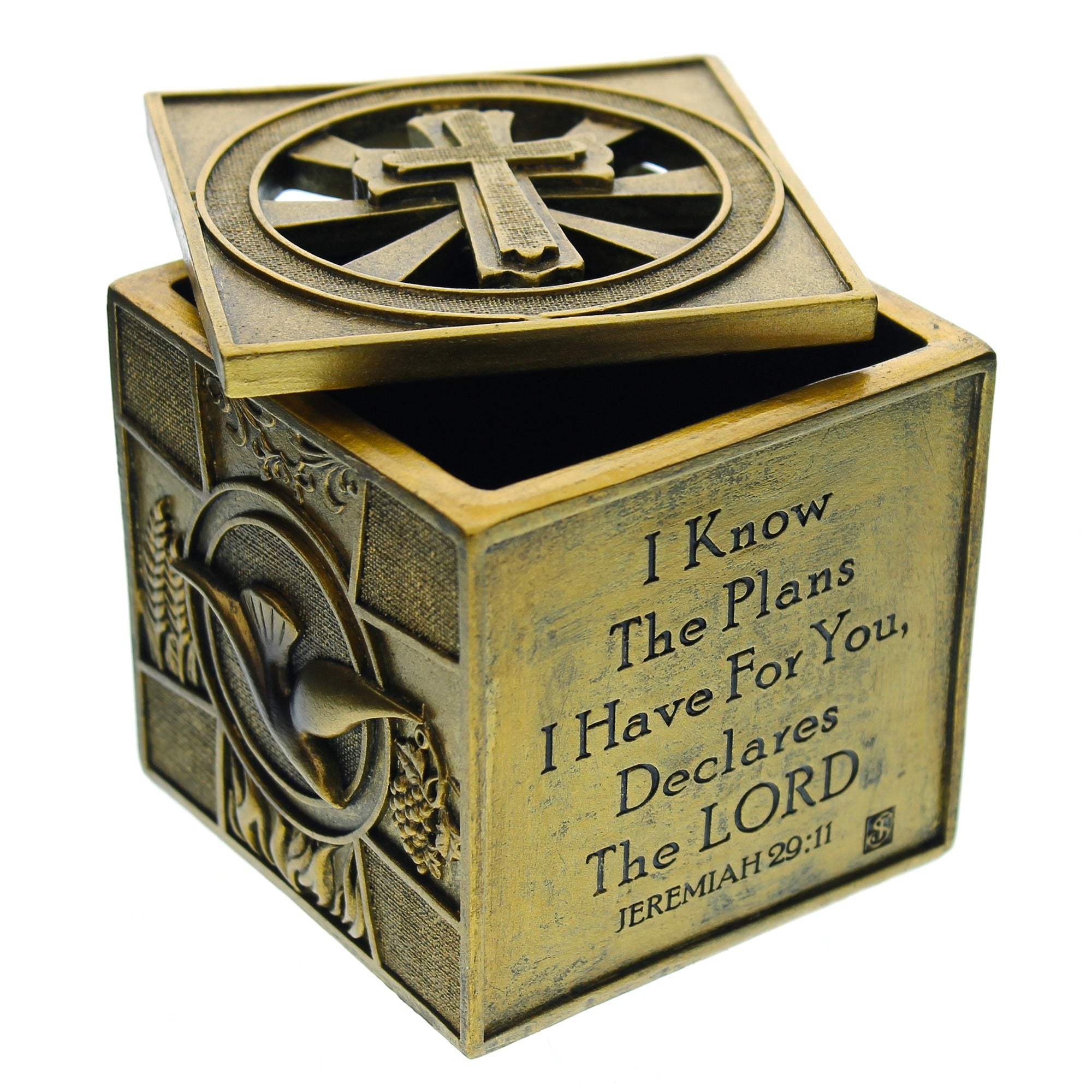 Golden Sacraments Keepsake Box