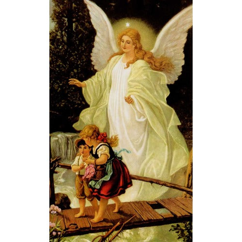 Guardian Angel Personalized Prayer Card (Priced Per Card)