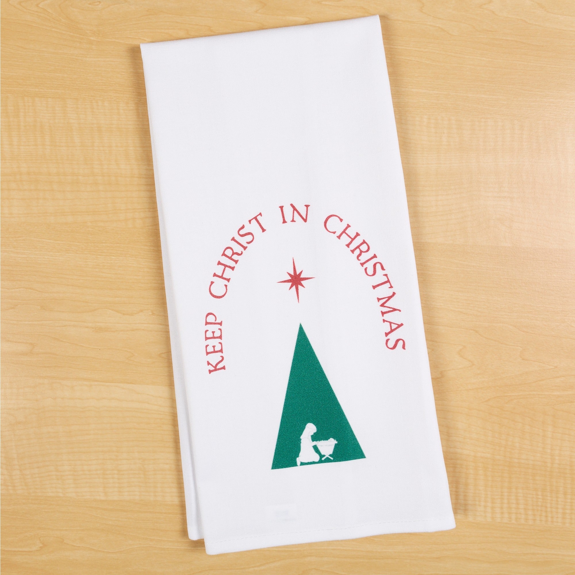 Keep Christ in Christmas Dish Towel