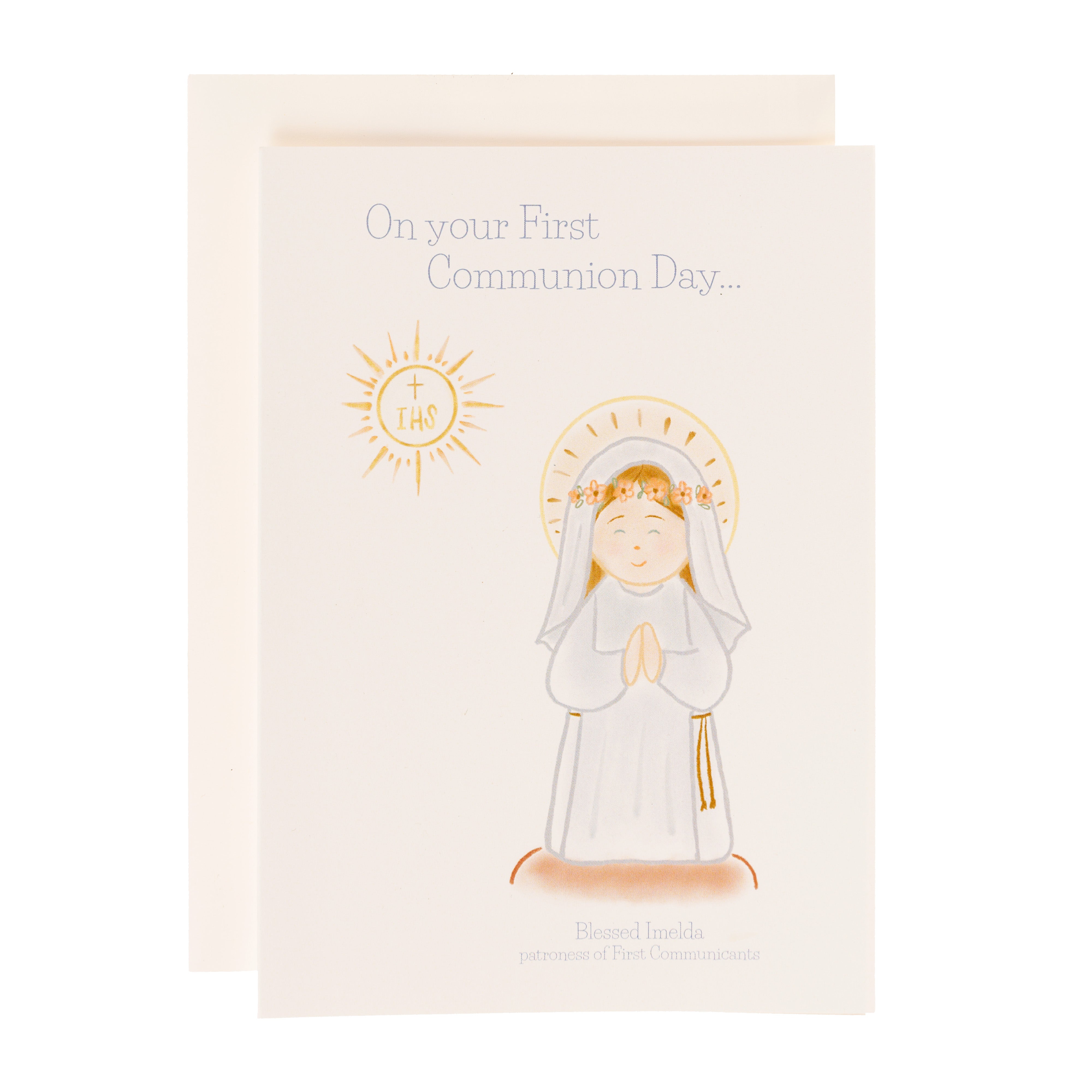 Blessed Imelda First Communion Card
