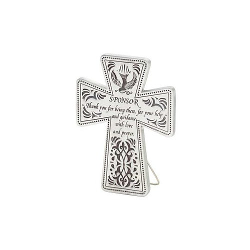 Pewter Sponsor Cross - 5 inch