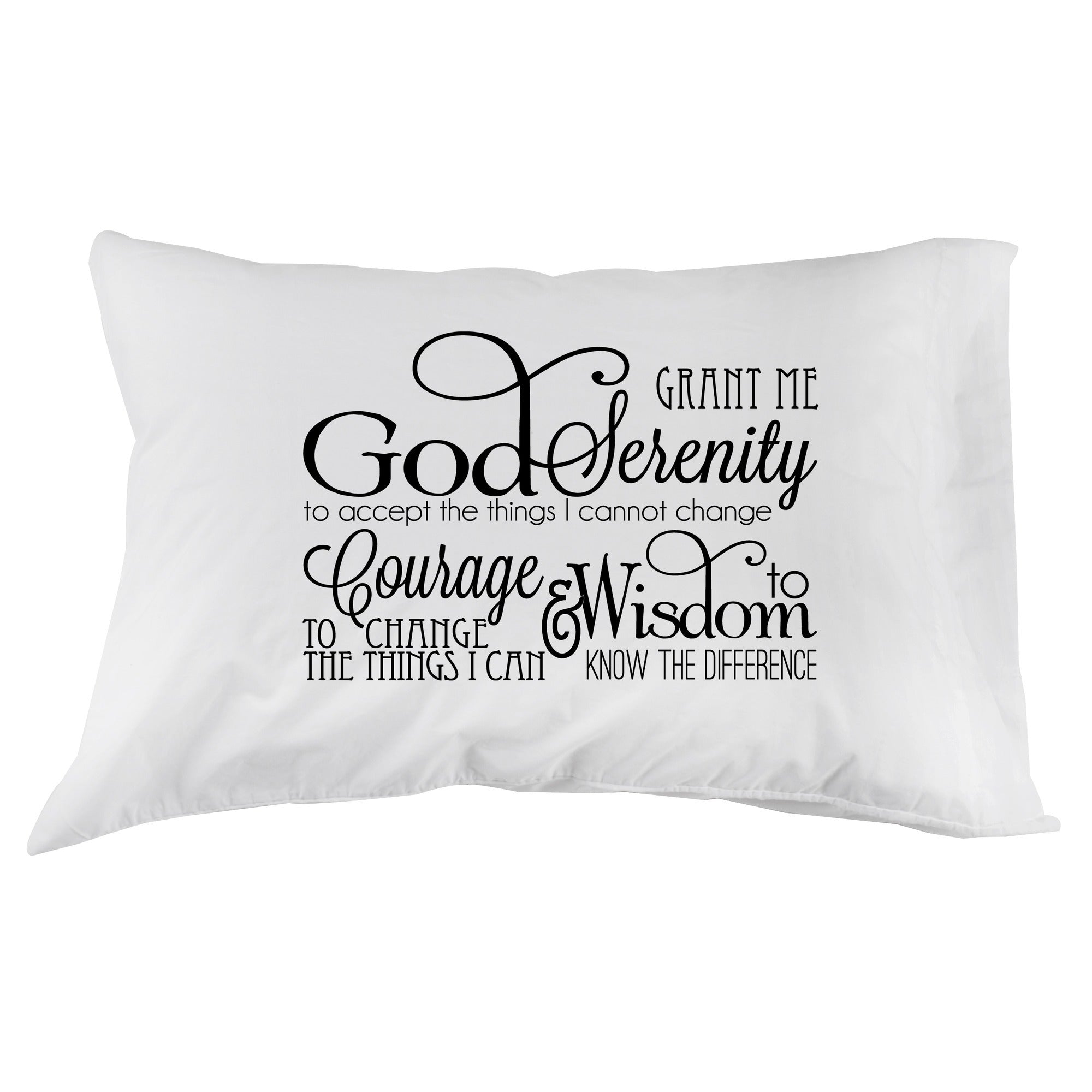 Serenity Prayer Pillowcase