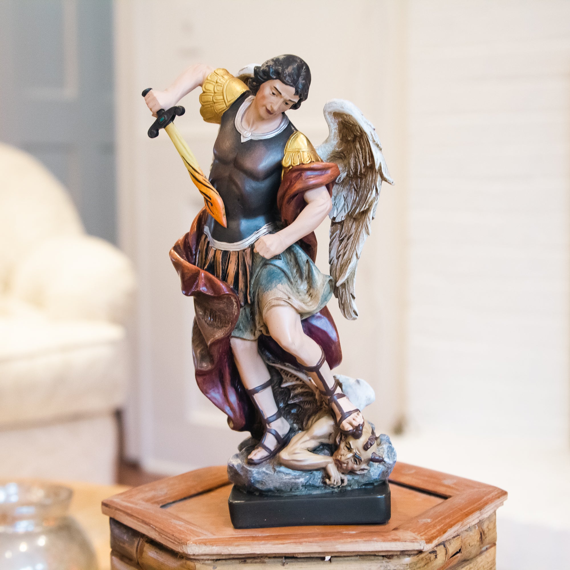Old World St. Michael Statue - 8.5"