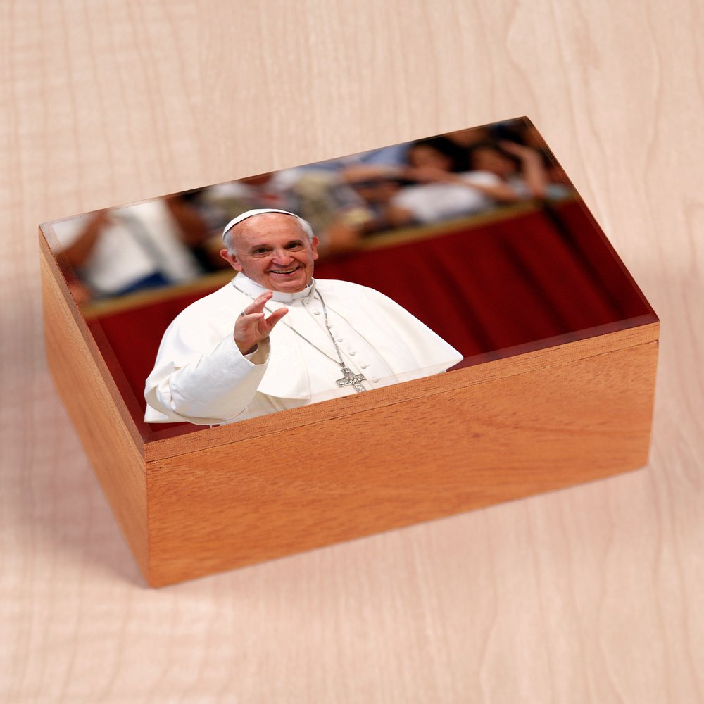 Pope Francis Rosary Box