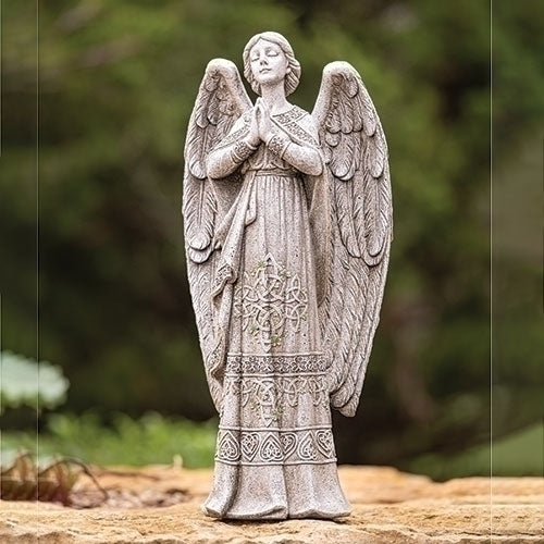 Celtic Angel Garden Statue - 18.25"