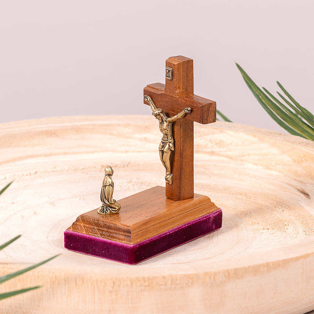 Mary at the Cross Miniature Figurine - 3"