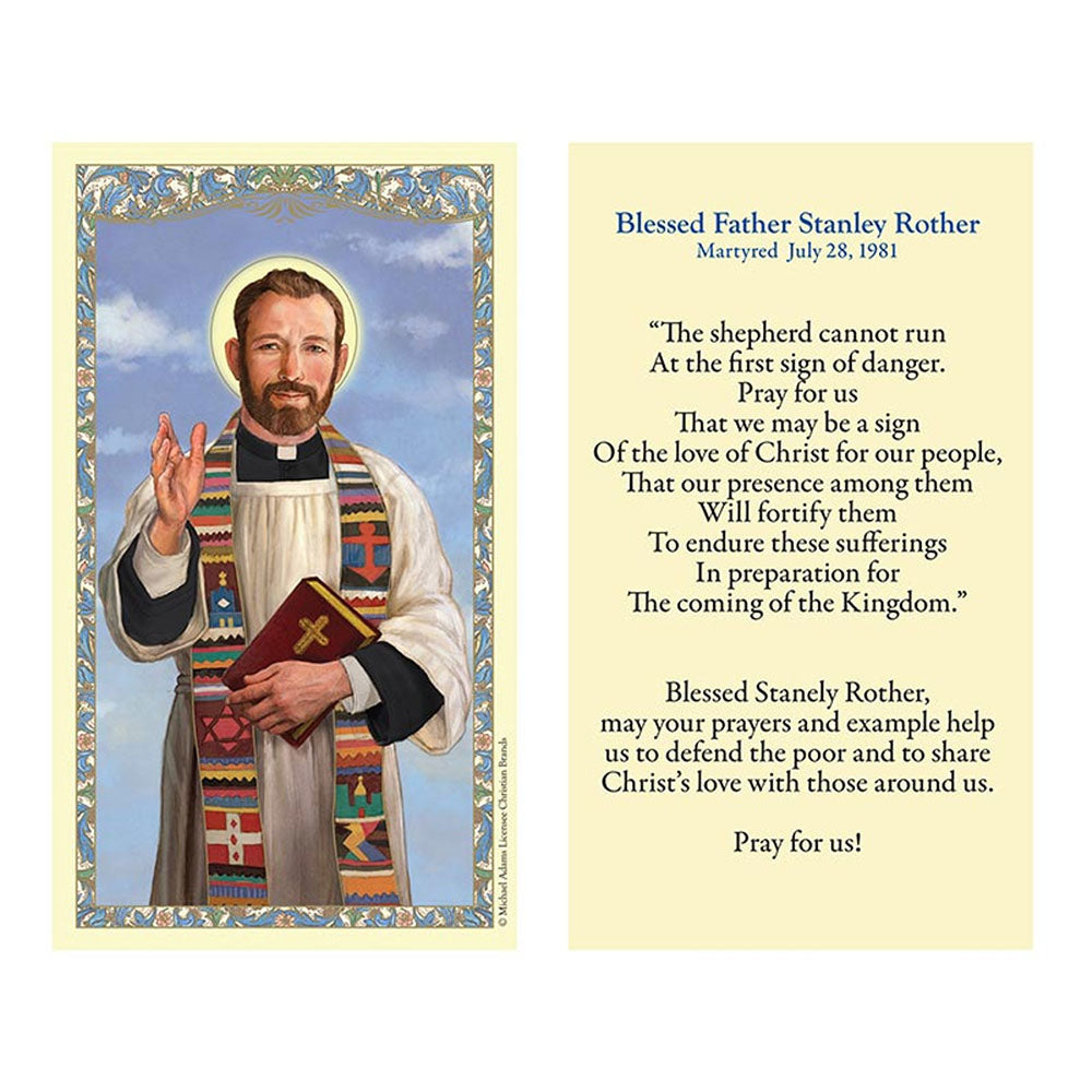 Bl. Stanley Rother Prayer Card