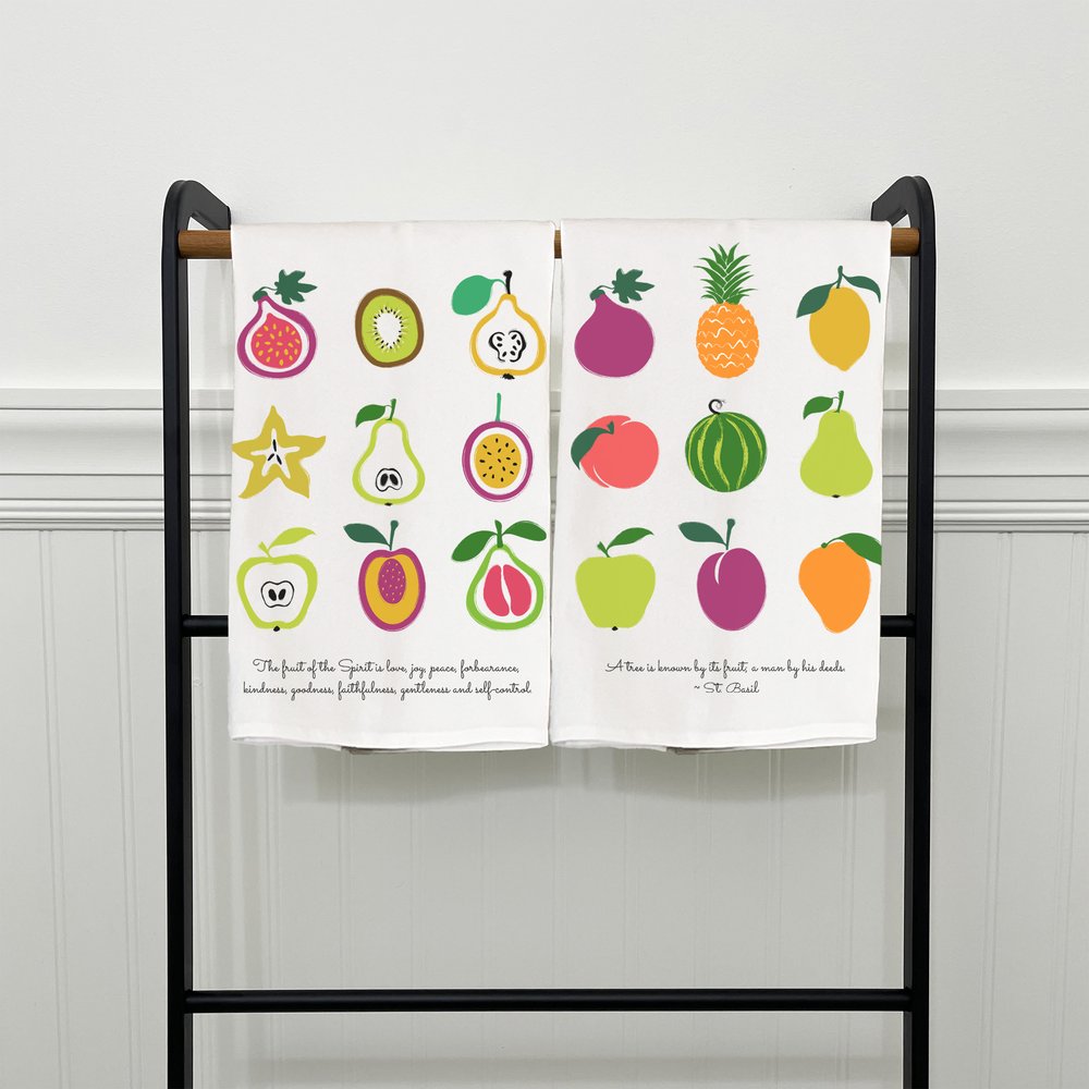 Fruit of the Spirit Dish Towels - Set of 2