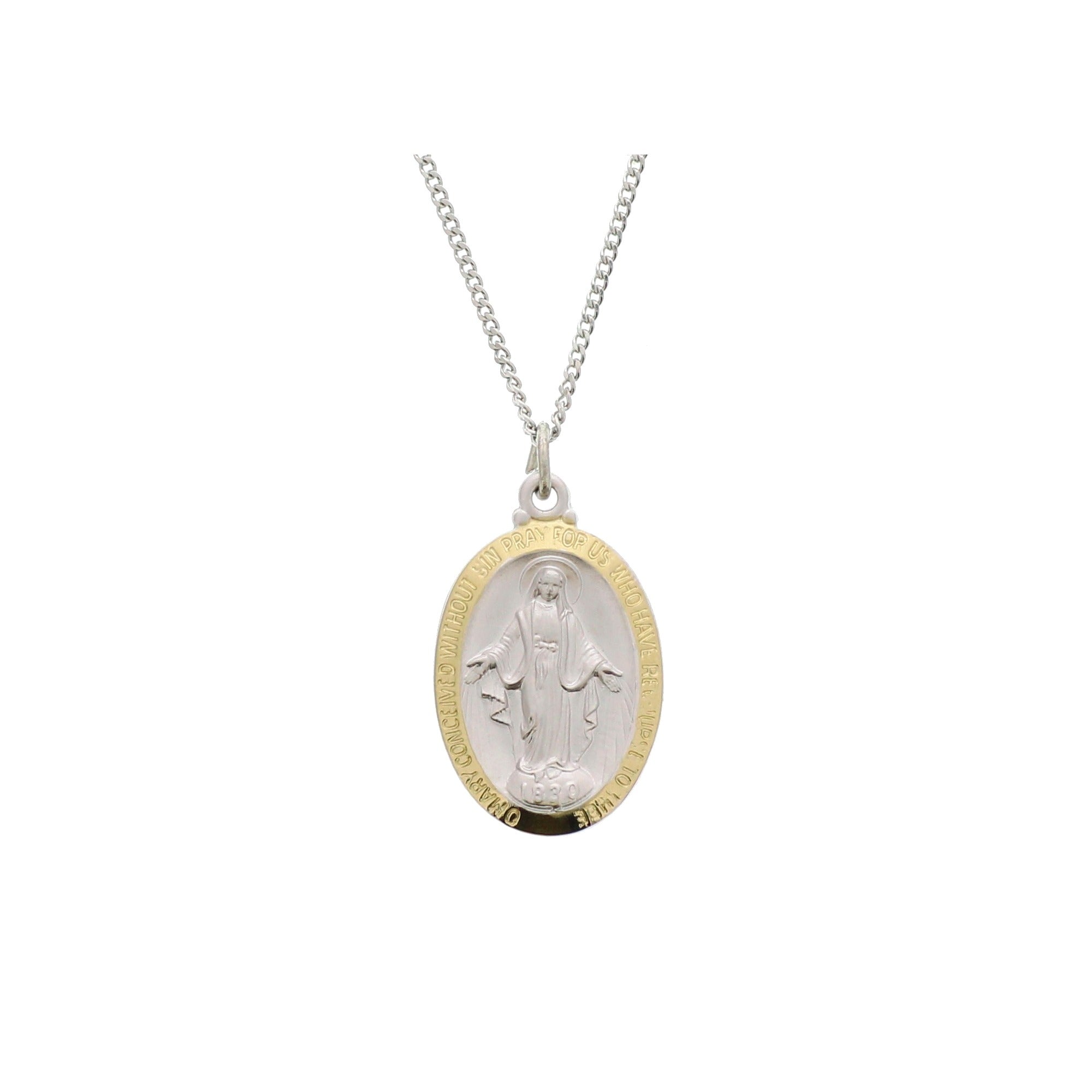 Gold & Silver Two Tone Miraculous Medal