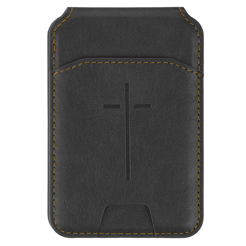Cross Black Faux Leather Phone Wallet with Stand
