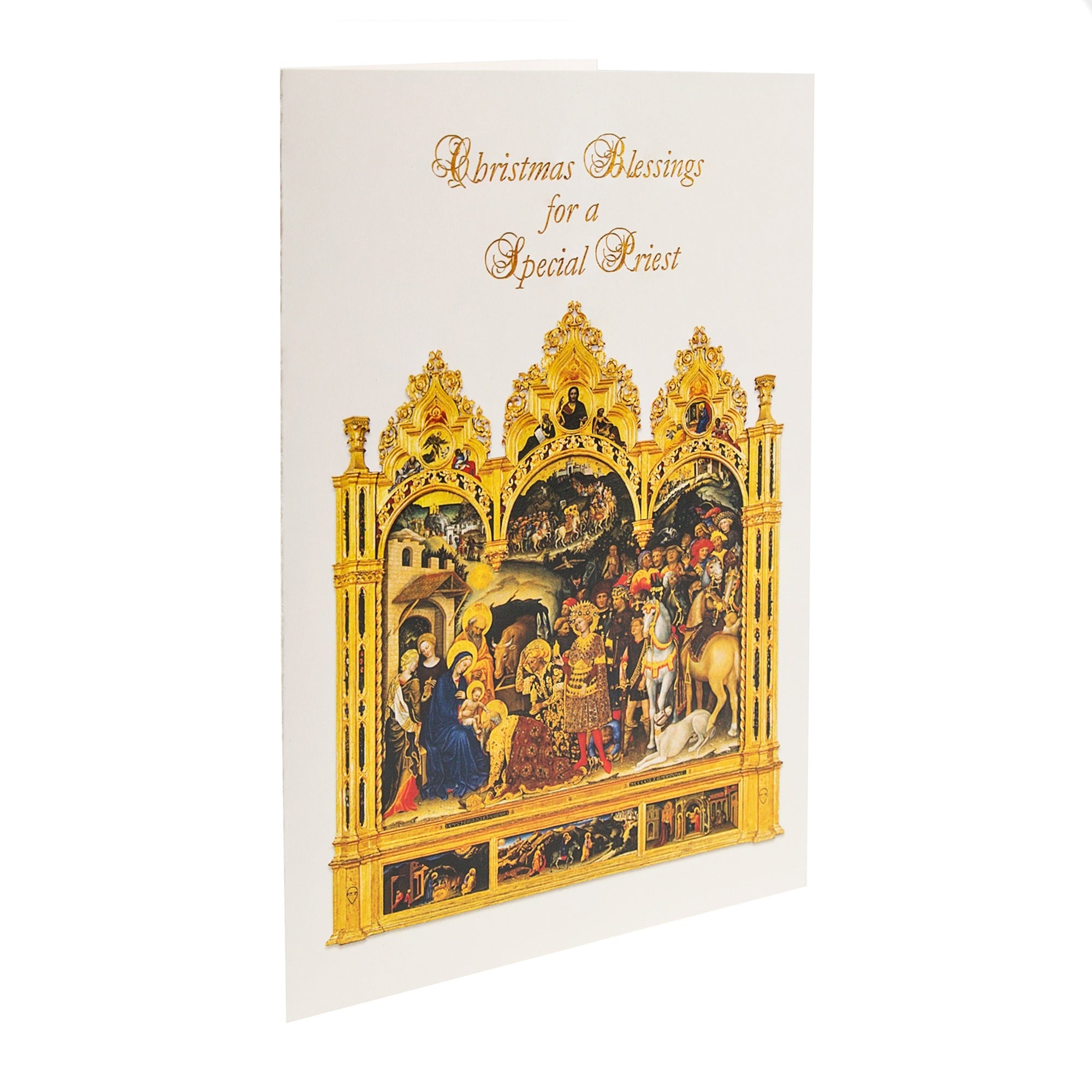 Nativity Blessings Christmas Card for Priests