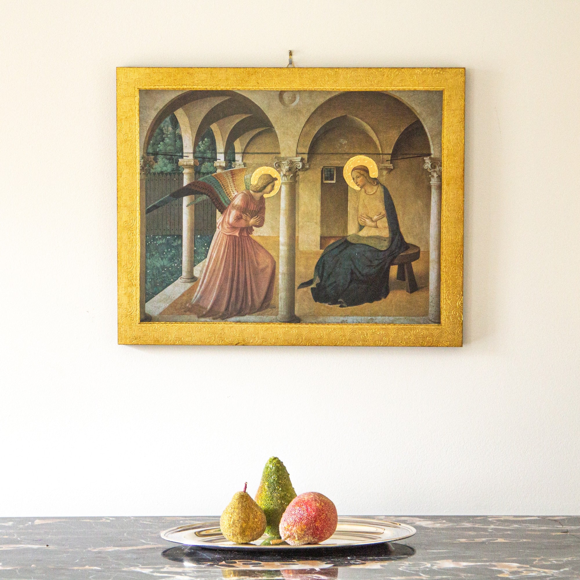 Annunciation by Fra Angelico Italian Plaque