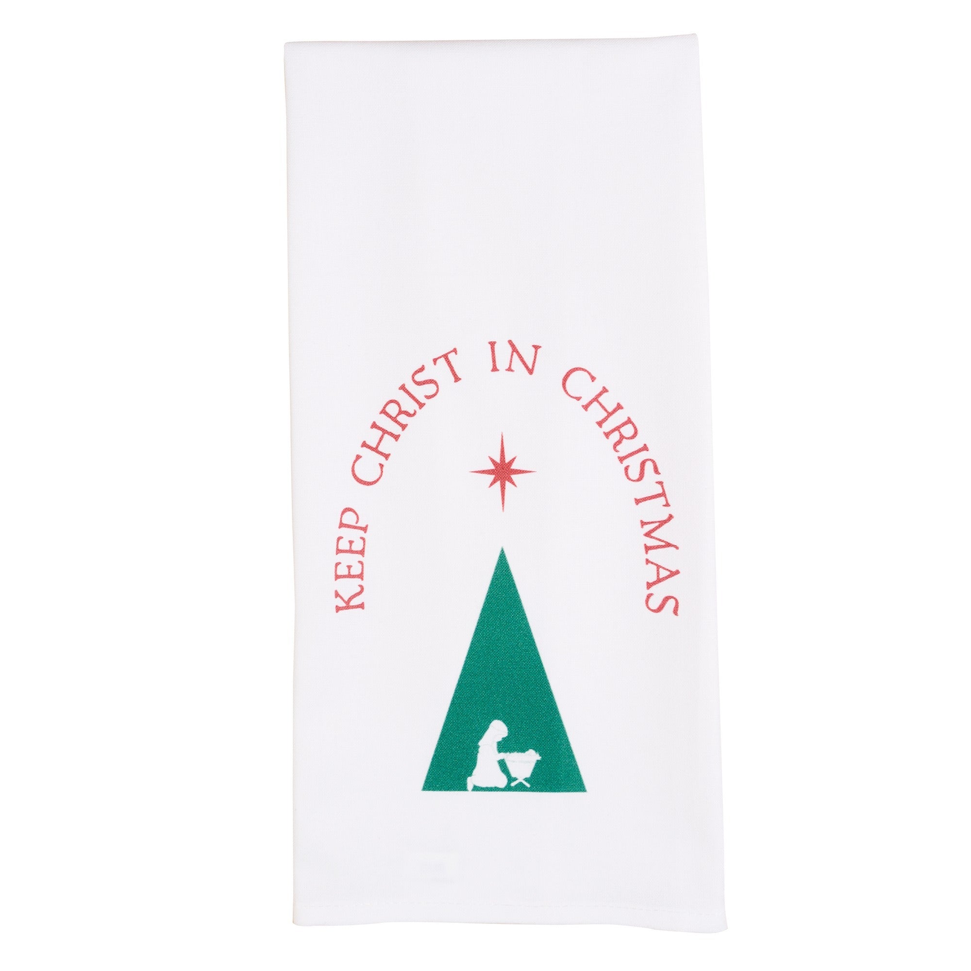 Keep Christ in Christmas Dish Towel