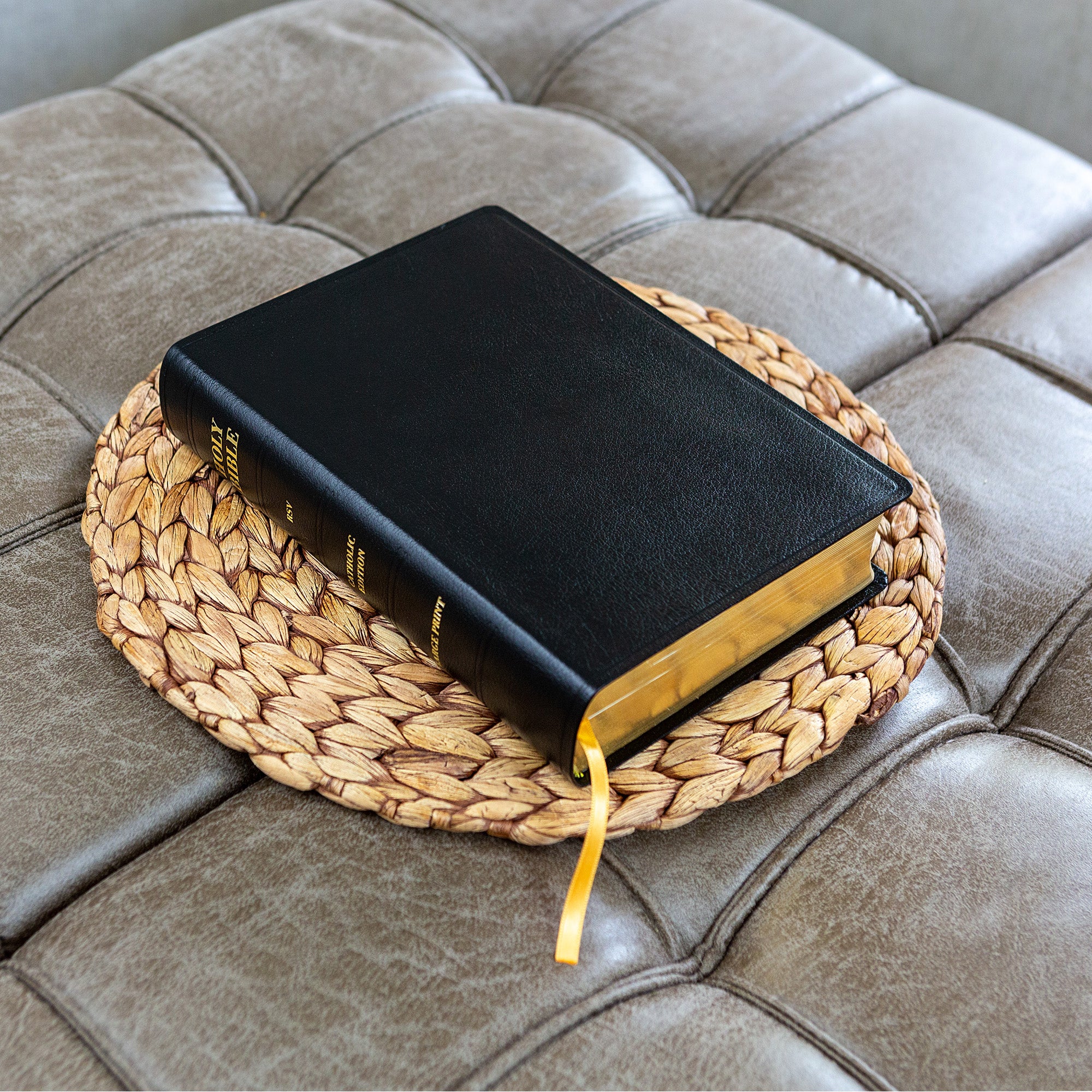 RSV Catholic Bible Large Print - Bonded Leather & Indexed