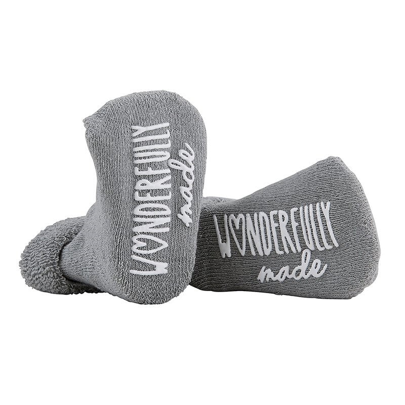 Wonderfully Made Gray Socks