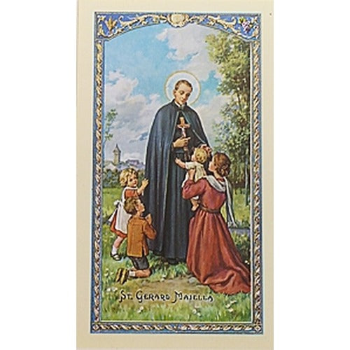 St. Gerard - Motherhood Prayer - Prayer Card