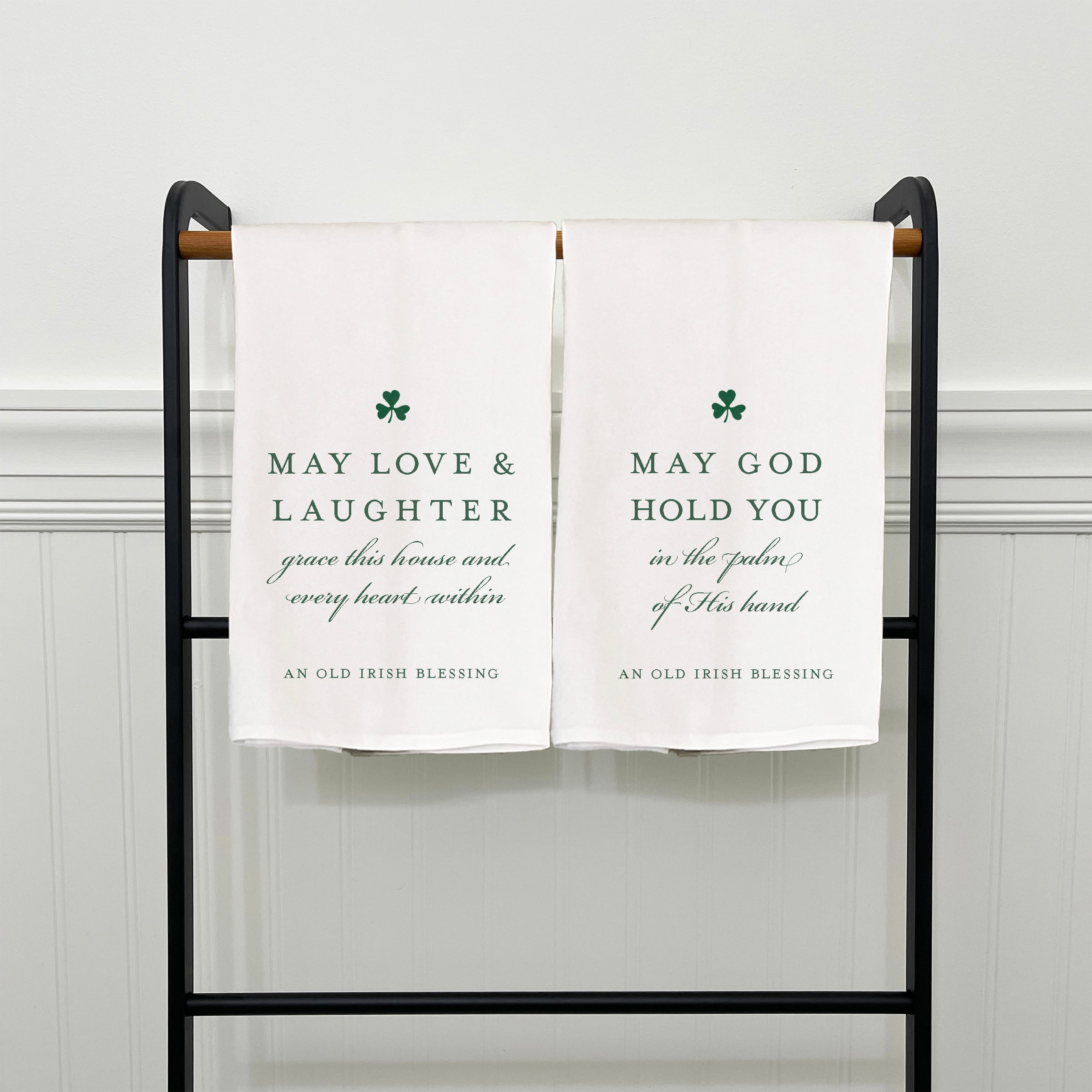 Irish Blessings Dish Towels - Set of 2